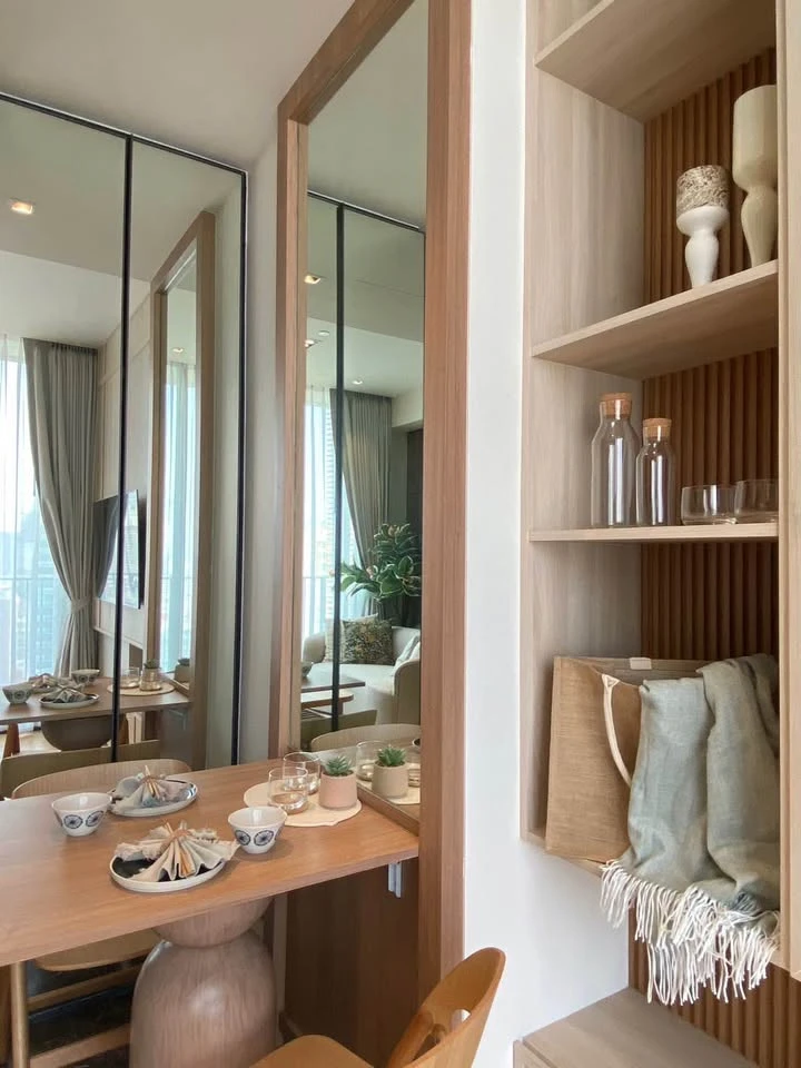 For rent!! Condo 28 Chidlom, 17th floor, The Villa building, fully furnished, ready to move in, hurry up and book now!!