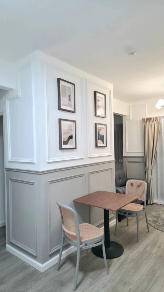 Condo for rent, A Space Asoke-Ratchada. Nicely decorated unit with high-quality built-in furniture and complete appliances. Book now!