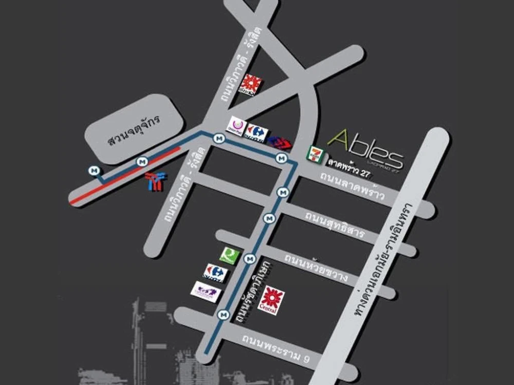 Condo for rent: Ables Condo, Lat Phrao 27, nice room, fully furnished, hurry and reserve now before it's too late.