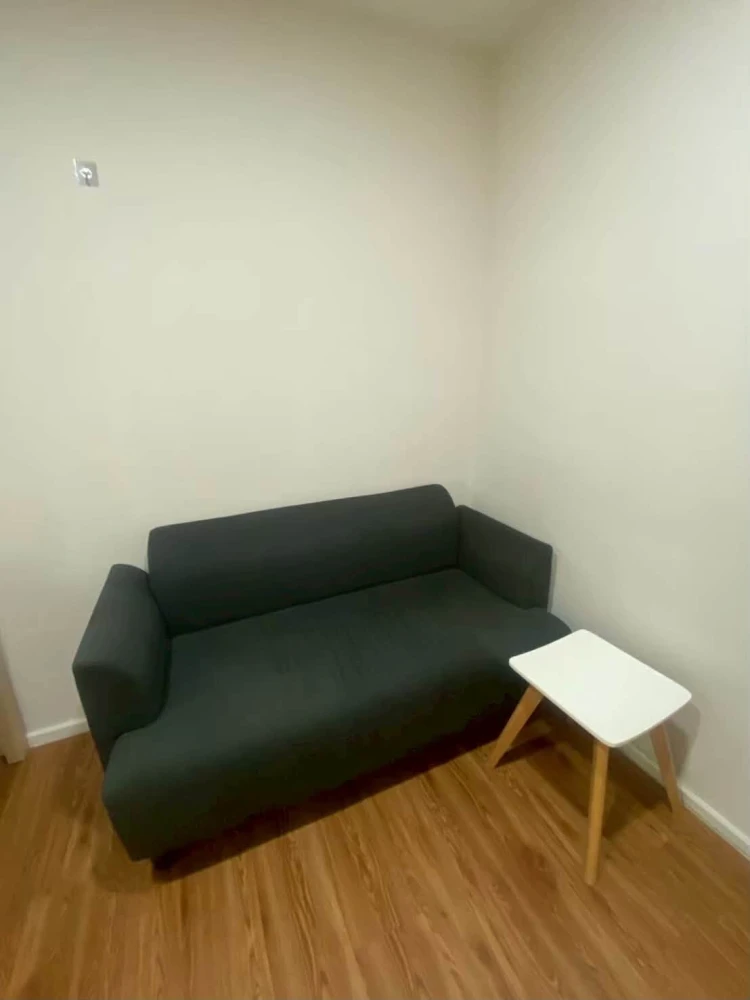 Condo for rent, Alife Sukhumvit 76, 2nd floor, Building A, garden view, corner room with privacy. You must hurry to reserve.
