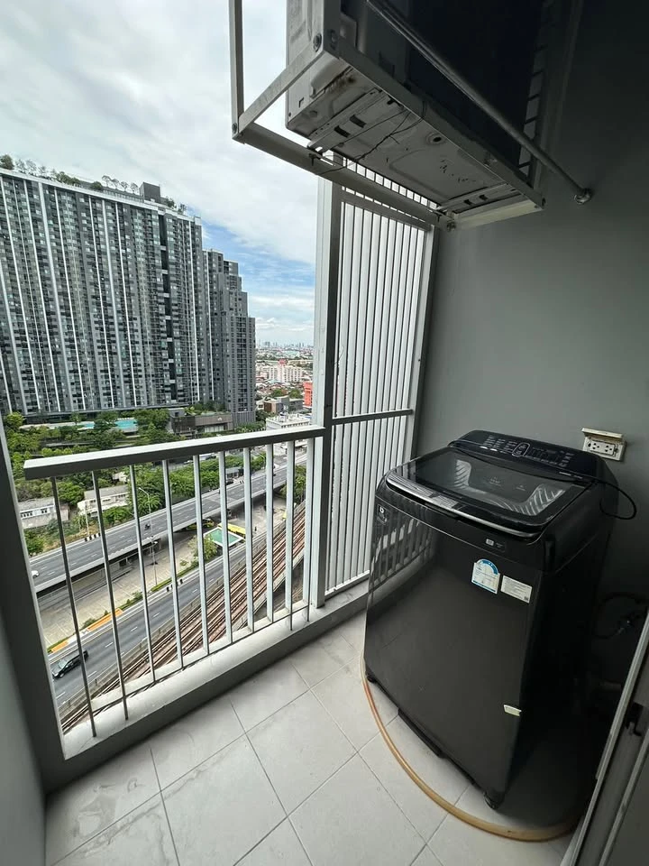 Condo for rent ASPIRE SATHORN THAPRA, 18th floor, clear view, beautiful Buit-In furniture, can't be booked anymore, hurry up.