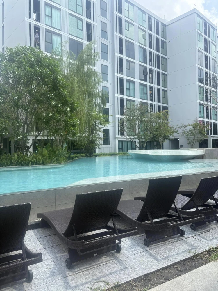For rent: Condo Atmoz Oasis Onnut, ready to move in, reasonable price, complete in one place, hurry up and reserve now, don't wait.
