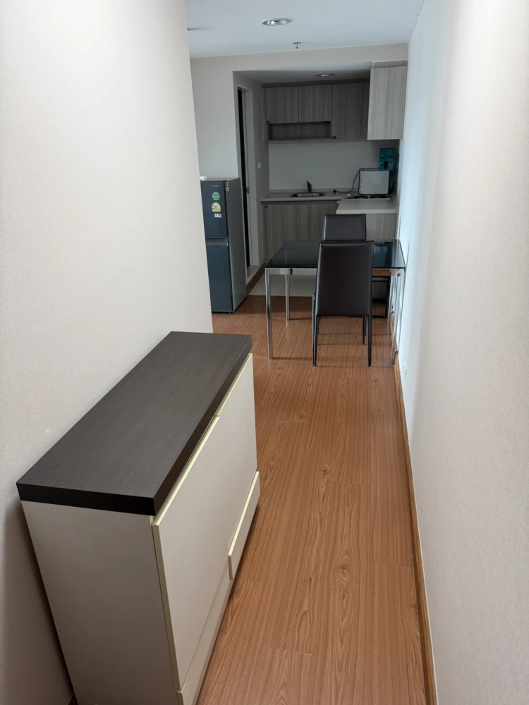 Condo for rent: Belle Grand Rama 9, 16th floor, Jodfair view, separated room. Fully decorated If you don't reserve, you'll miss a lot.