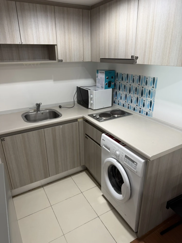 Condo for rent: Belle Grand Rama 9, 16th floor, Jodfair view, separated room. Fully decorated If you don't reserve, you'll miss a lot.