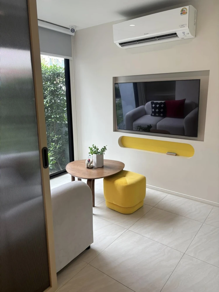 For rent: Condo D CONDO HYPE RANGSIT, cozy room, complete with furniture and electrical appliances. If you don't reserve, you'll regret it later.