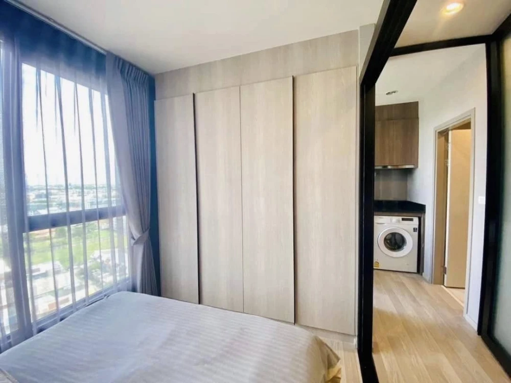 Condo for rent, IDEO MOBI Sukhumvit Eastpoint, 28th floor, city view, fully furnished, ready to move in, book now.