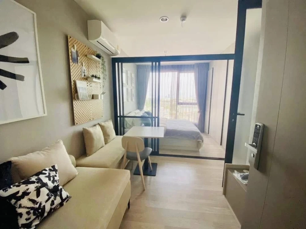 Condo for rent, IDEO MOBI Sukhumvit Eastpoint, 28th floor, city view, fully furnished, ready to move in, book now.