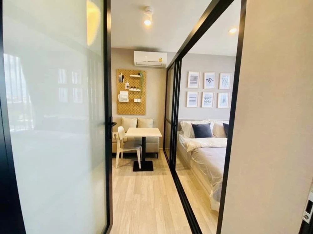 Condo for rent, IDEO MOBI Sukhumvit Eastpoint, 28th floor, city view, fully furnished, ready to move in, book now.