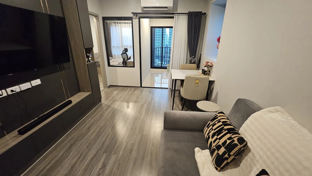 For rent: Condo Ideo Ramkhamhaeng - Lam Sali Station, ready to move in, furnished, hurry and book now++