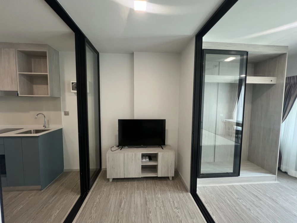 for rent KAVE Seed KASET condo, 1 bedroom, 1 bathroom, 4th floor, pool view, good price, miss it and you will regret it.