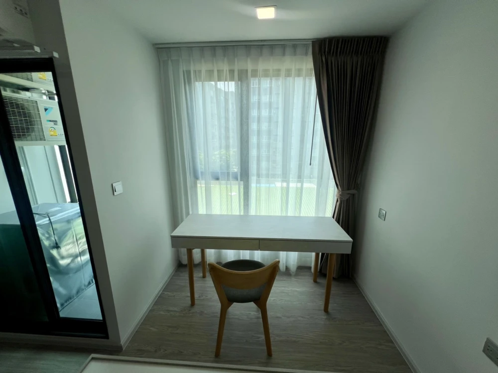for rent KAVE Seed KASET condo, 1 bedroom, 1 bathroom, 4th floor, pool view, good price, miss it and you will regret it.