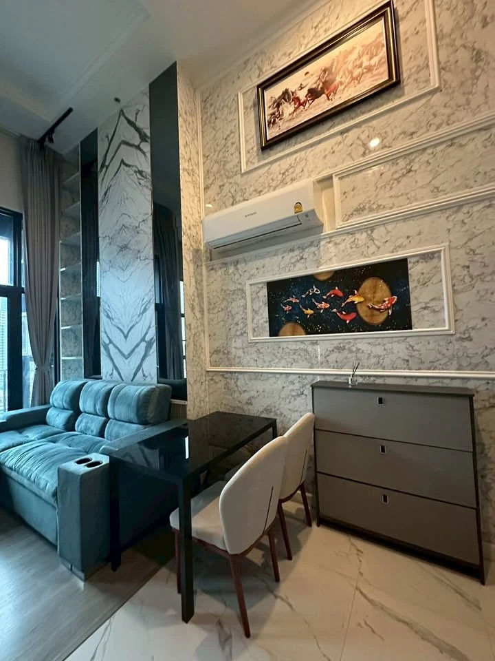 Condo for rent: Ken Attitude Rattanathibet, spacious room, comfortable, suitable for a family, built-in furniture in the room, ready to move in with j