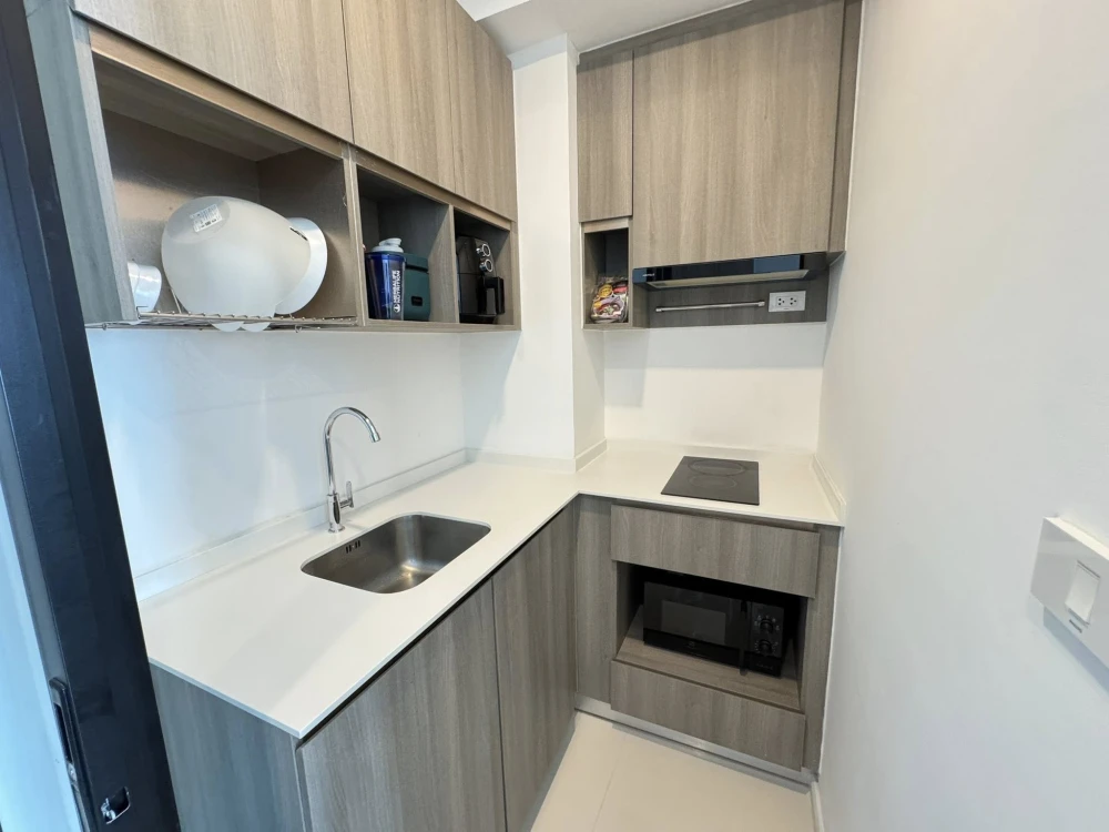 Condo for rent, KnightsBridge Sukhumvit-Theparak, ready to move in, complete facilities, book now