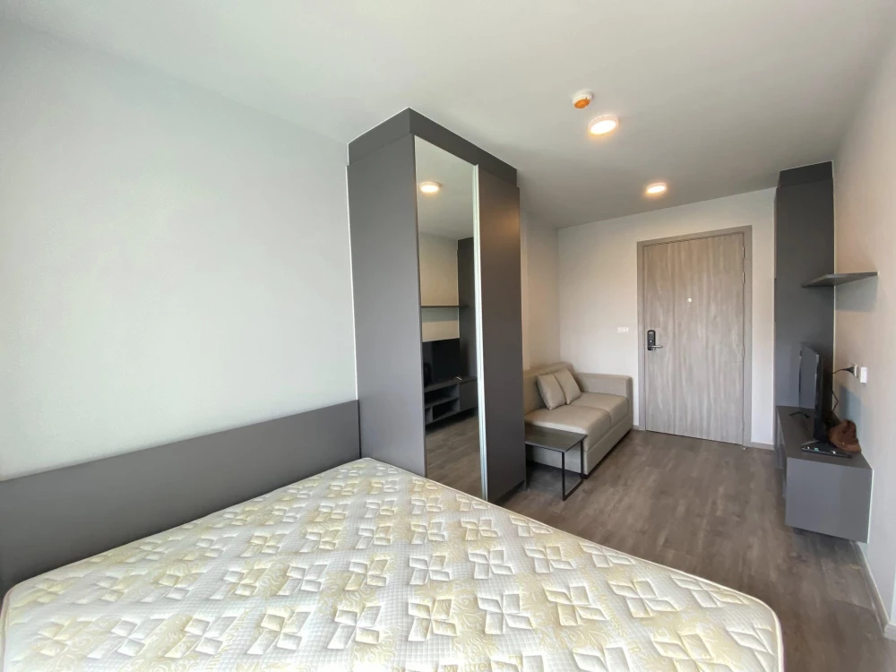 Condo for rent, Monte Rama 9, studio room, 8th floor, open view, fully furnished and electric appliances, book now