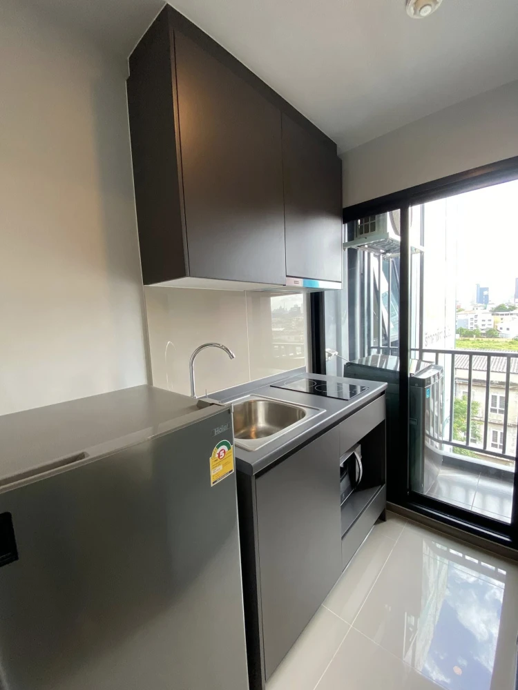Condo for rent, Monte Rama 9, studio room, 8th floor, open view, fully furnished and electric appliances, book now