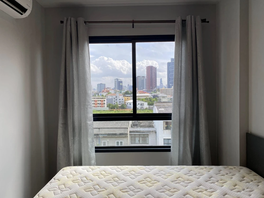 Condo for rent, Monte Rama 9, studio room, 8th floor, open view, fully furnished and electric appliances, book now