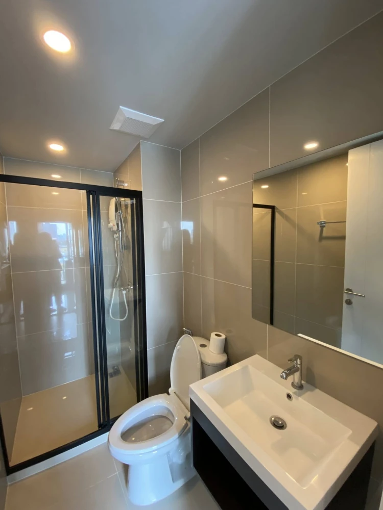 Condo for rent, Monte Rama 9, studio room, 8th floor, open view, fully furnished and electric appliances, book now
