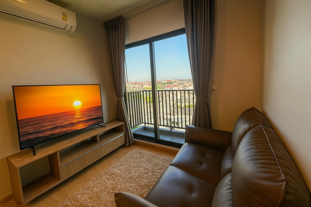 Condo for rent: Niche Mono Sukhumvit Bearing. Spacious room with plenty of usable space. Reserve today!