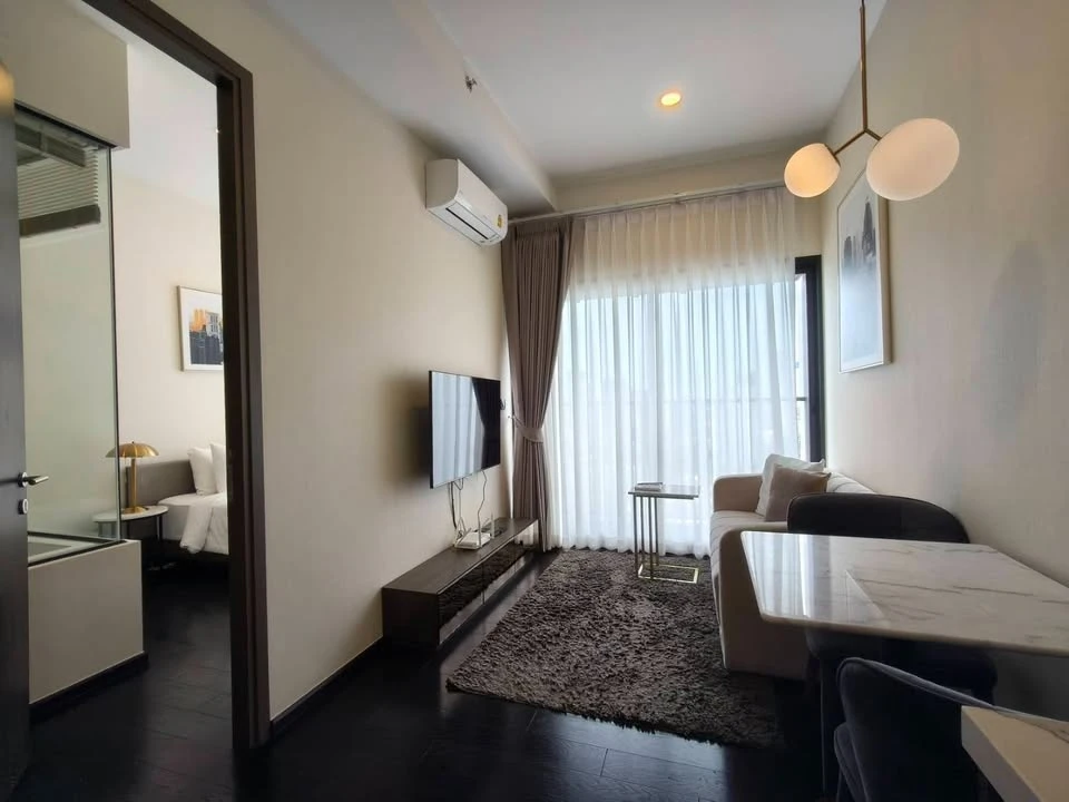 Condo for rent, Park Origin Thonglor, 1 bedroom, 1 bathroom, 32 sq m, with bathtub, 29th floor, high view, come and reserve now.