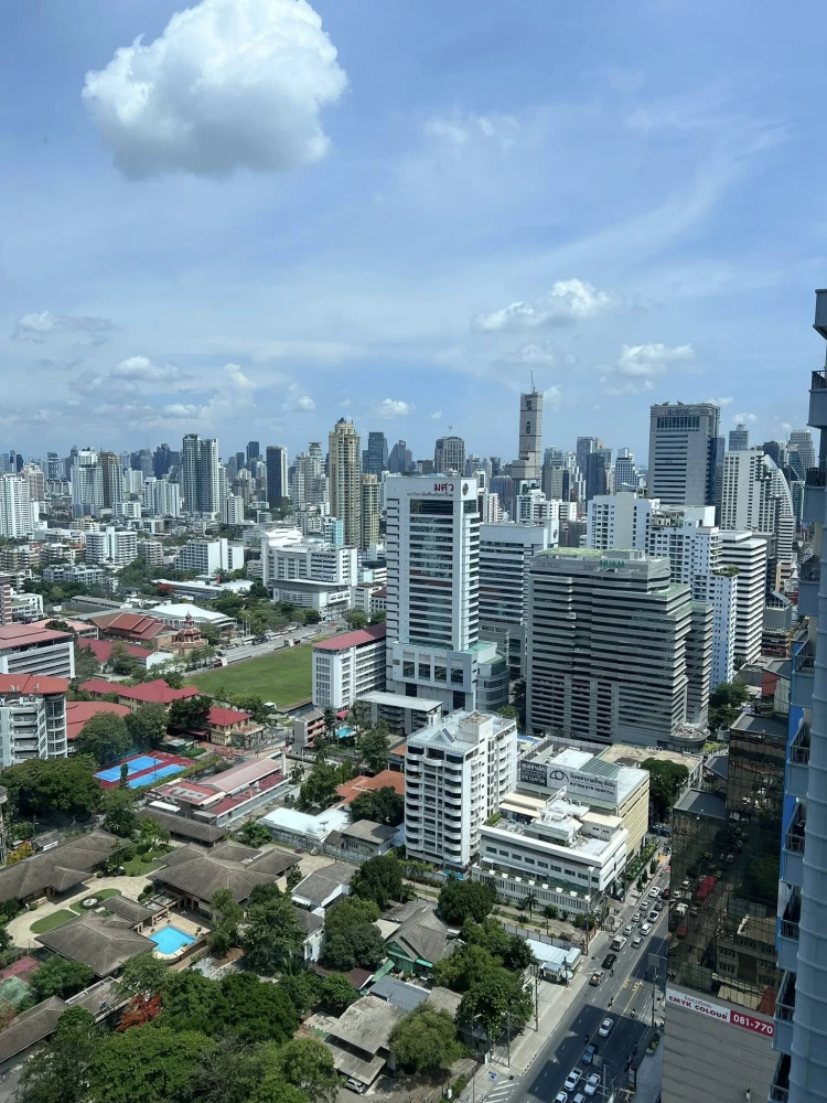 Condo for rent Q Asoke, 34th floor, fully furnished, ready to move in. I'm telling you, you shouldn't miss it.
