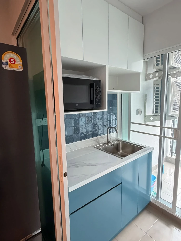 Condo for rent, Regent Home Bangna, ready to move in, 21st floor with high floor view, complete amenities. Book now, don't miss out!