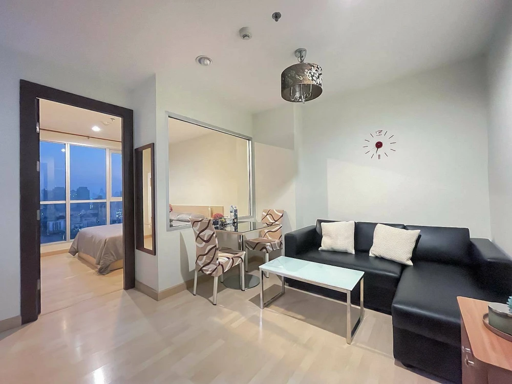 Condo for rent, Rhythm Ratchada, ready to move in, 26th floor, high view, great price, hurry up and reserve now, don't miss out.