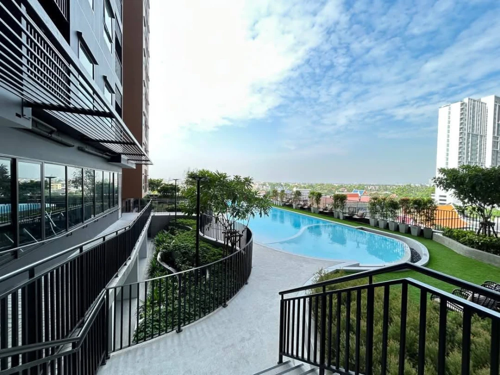 Condo for rent Rich Point @BTS Wutthakat, ready to move in, furnished, complete electrical appliances, just come and move in.