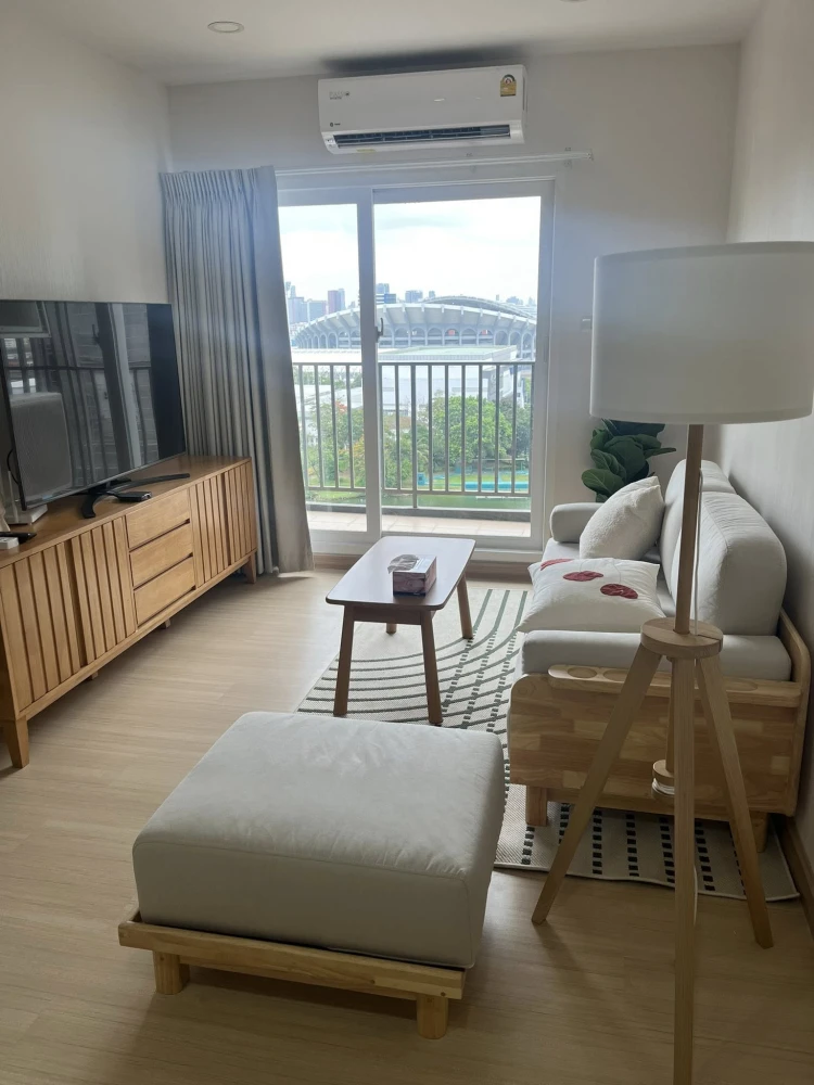 Condo for rent Supalai Veranda Ramkamhaeng, ready to move in, spacious and comfortable, high floor, fully furnished, book now+++