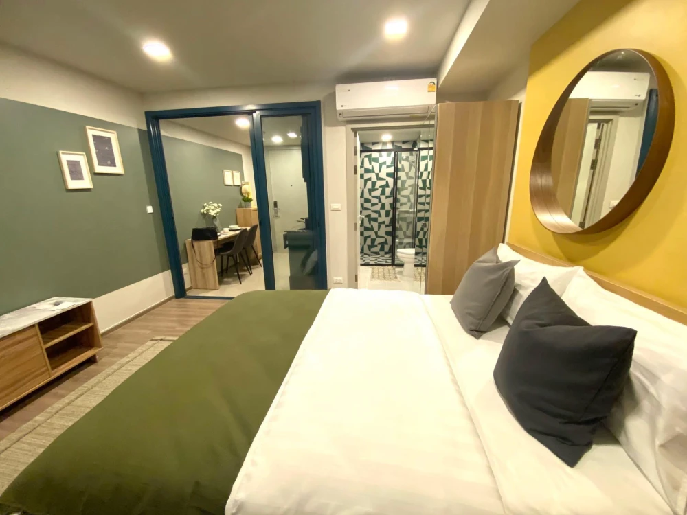 Condo for rent: The Base Sukhumvit 50, fully furnished room, ready to move in, complete in one place, just come with your belongings and you can move