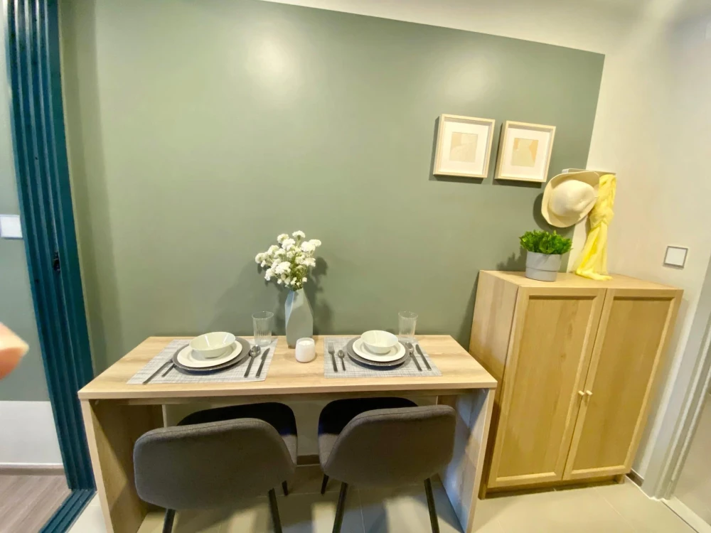 Condo for rent: The Base Sukhumvit 50, fully furnished room, ready to move in, complete in one place, just come with your belongings and you can move