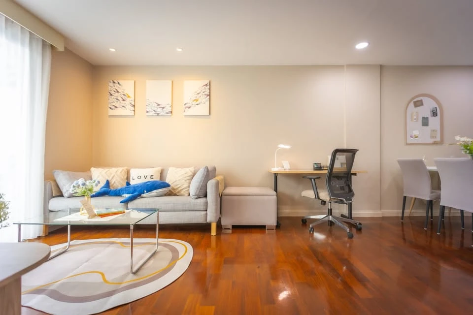 Condo for rent: The Forty Nine Plus Sukhumvit 49, beautiful room, ready to move in, comes with complete facilities. Good like this, hurry and book now