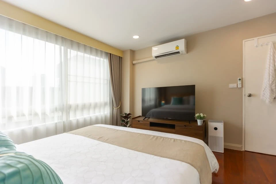 Condo for rent: The Forty Nine Plus Sukhumvit 49, beautiful room, ready to move in, comes with complete facilities. Good like this, hurry and book now