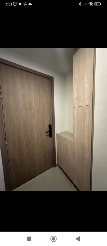 Condo for rent THE MUVE Bang Khae, room ready to move in. Completely convenient here Just drag one bag and move in.