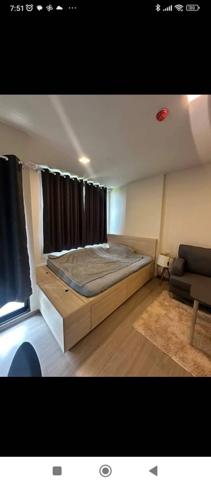 Condo for rent THE MUVE Bang Khae, room ready to move in. Completely convenient here Just drag one bag and move in.