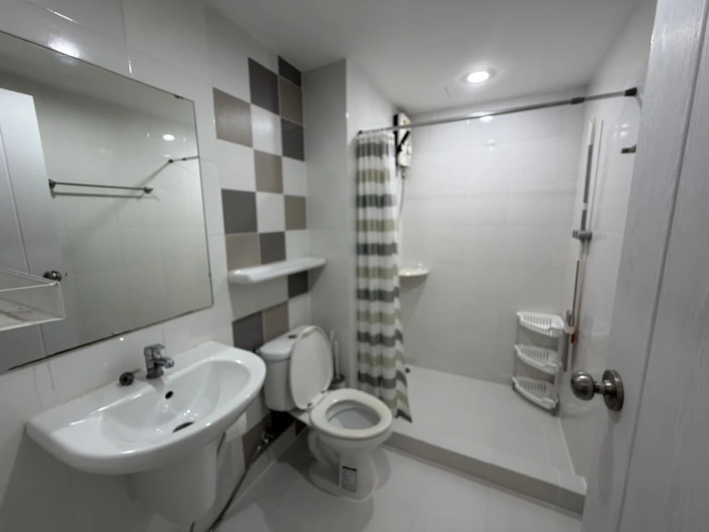 Condo for rent, The Niche ID Ladprao-Wang Hin, Building B, 2nd floor, fully furnished, ready to move in. Hurry up.