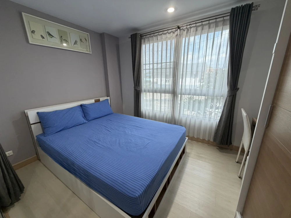Condo for rent, The Niche ID Ladprao-Wang Hin, Building B, 2nd floor, fully furnished, ready to move in. Hurry up.