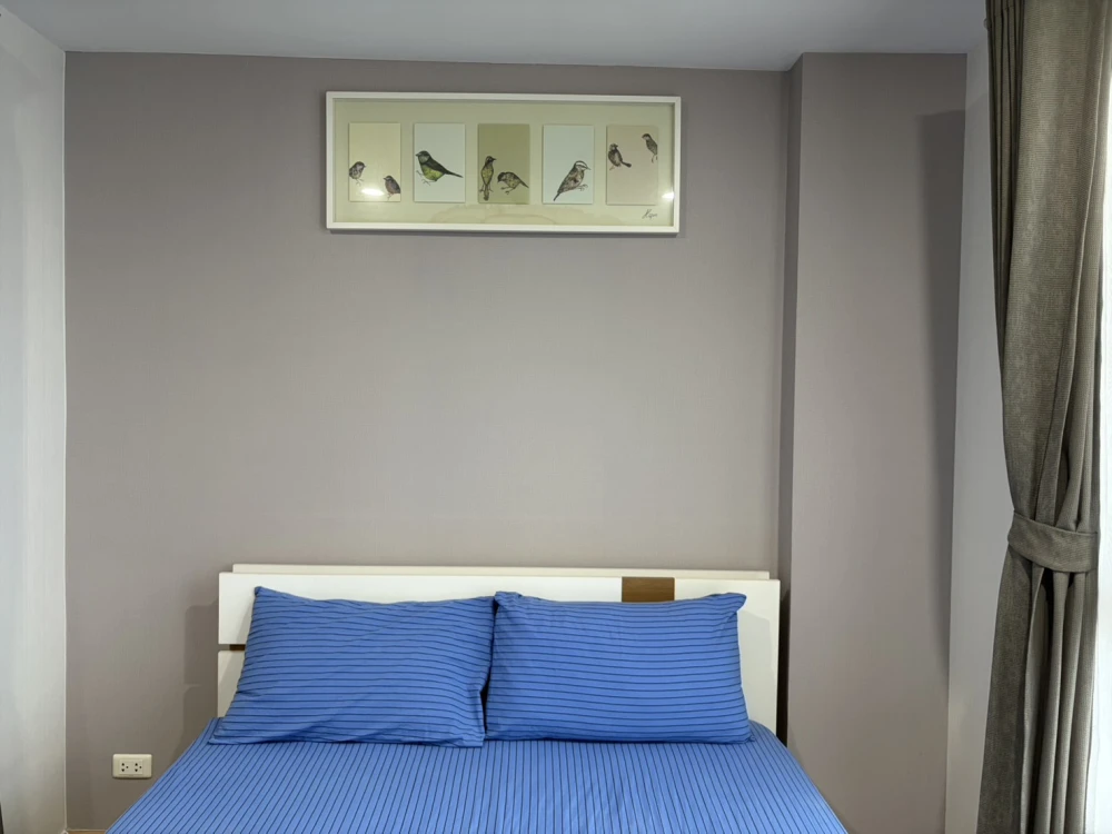 Condo for rent, The Niche ID Ladprao-Wang Hin, Building B, 2nd floor, fully furnished, ready to move in. Hurry up.