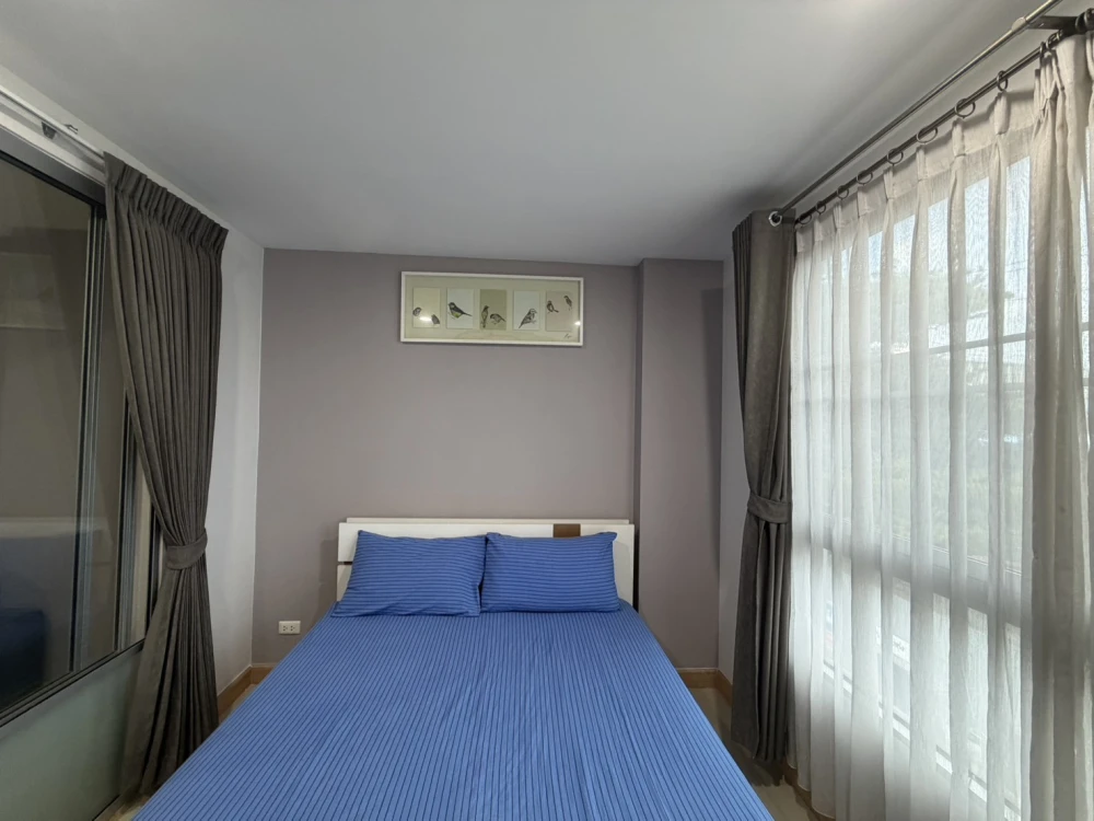 Condo for rent, The Niche ID Ladprao-Wang Hin, Building B, 2nd floor, fully furnished, ready to move in. Hurry up.