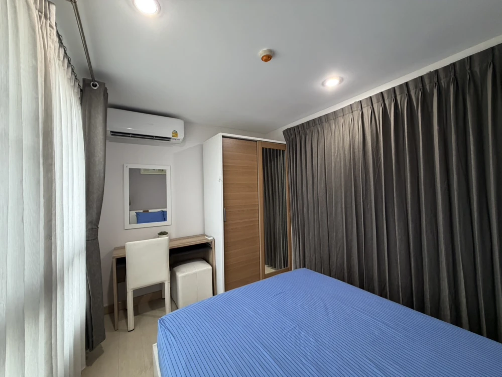 Condo for rent, The Niche ID Ladprao-Wang Hin, Building B, 2nd floor, fully furnished, ready to move in. Hurry up.