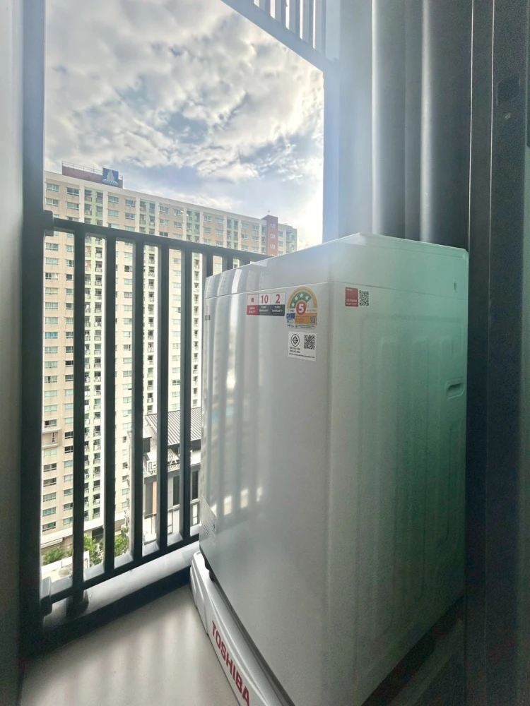 Condo for rent, The Rich Rama 9, beautiful room, clean, nice to live in.