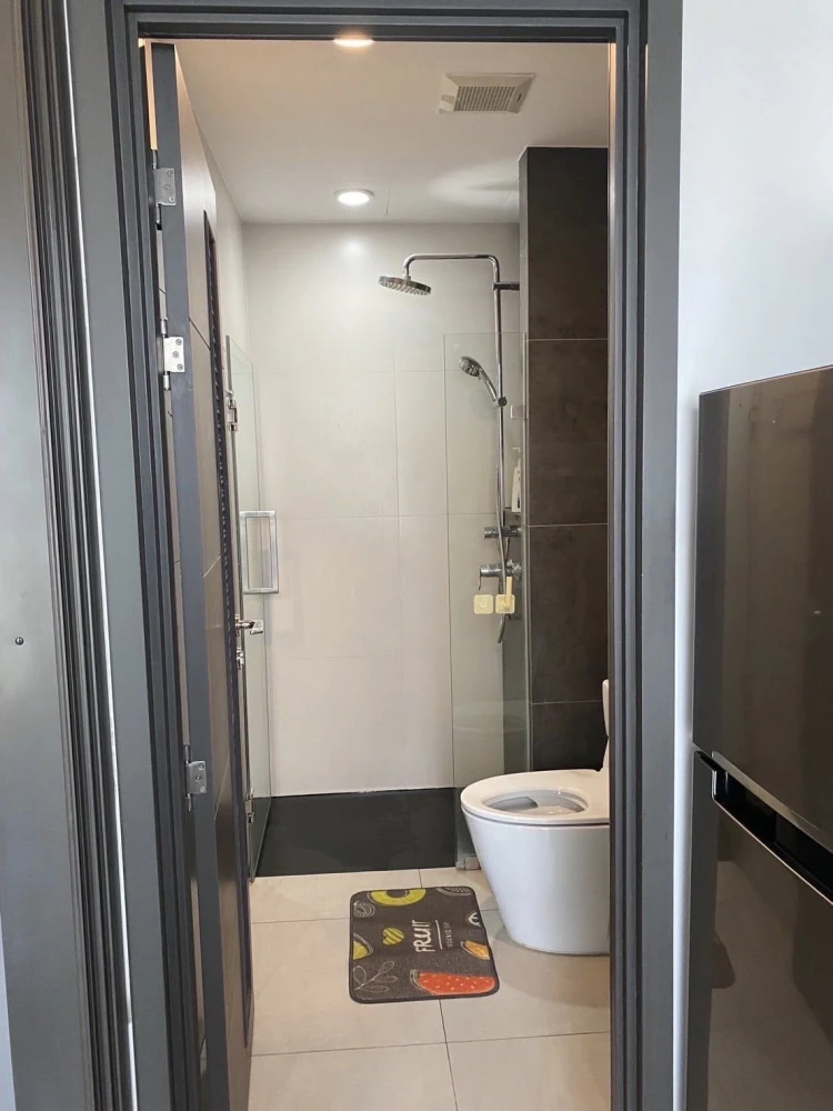 Condo for rent, Urbano Rajavithi, 22nd floor, Rama 8 Bridge view, complete here, just drag your bags and move in.