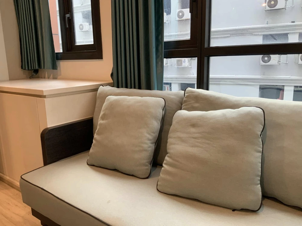 Condo XT Huai Khwang for rent, nice room, complete with furniture and electrical appliances. If you don't book, you'll regret it later.