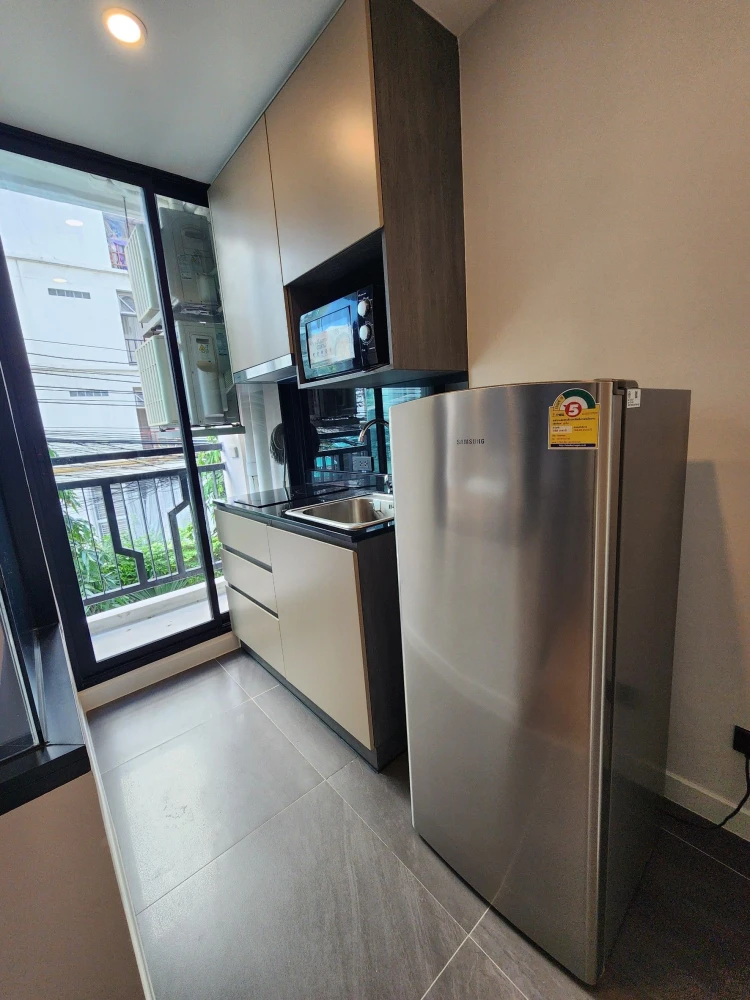 Condo for rent, Groove Ratchada-Rama 9, ready to move in, fully furnished, just bring your own luggage and move in.