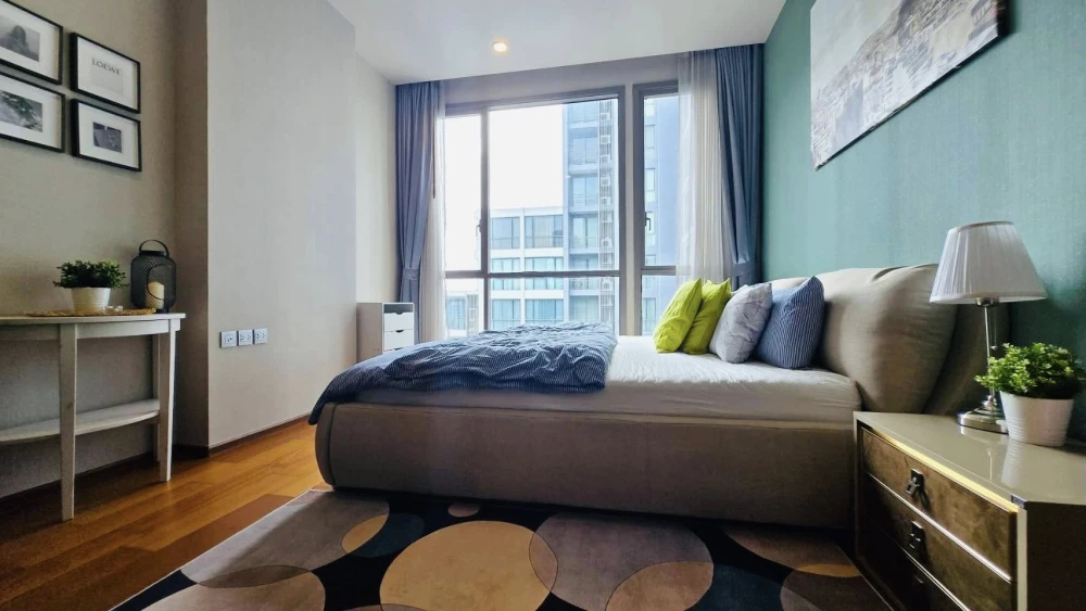 Condo for rent, Quattro by Sansiri, 1 bedroom, 1 bathroom, 58.5 sqm., 27th floor, building, ready to move in. Don't miss it.