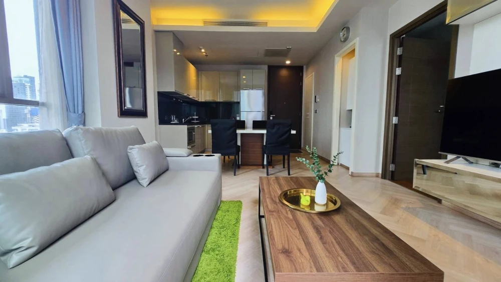 Condo for rent, Quattro by Sansiri, 1 bedroom, 1 bathroom, 58.5 sqm., 27th floor, building, ready to move in. Don't miss it.