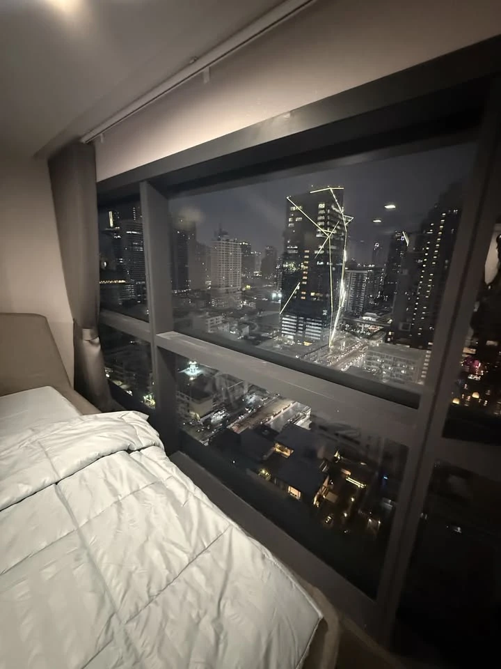 Condo for rent, Conner Ratchawithi, fully furnished room, ready to move in, complete in one place, just come and move in, don't miss out.