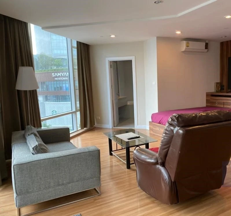 For rent!! Condo Chamchuri Square Residence, 6th floor, condo in the heart of the city, next to Samyan MRT, book now!!