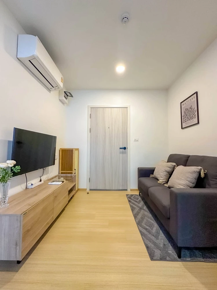For rent!! Condo Chewathai Hallmark Lat Phrao-Chokchai 4, 6th floor, Building D, fully furnished, all in one place, hurry!!