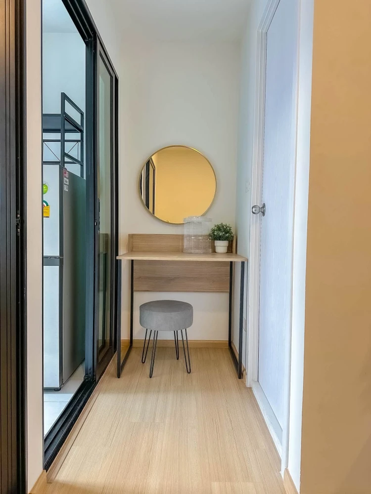 For rent!! Condo Chewathai Hallmark Lat Phrao-Chokchai 4, 6th floor, Building D, fully furnished, all in one place, hurry!!
