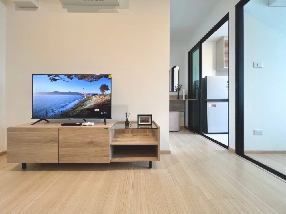 For rent!! Condo Chewathai Hallmark Lat Phrao-Chokchai Phase 2, 7th floor, Building D, fully furnished, book now!!